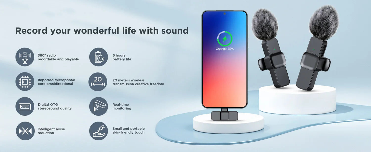 SNZIYAG K10 Clip Mic