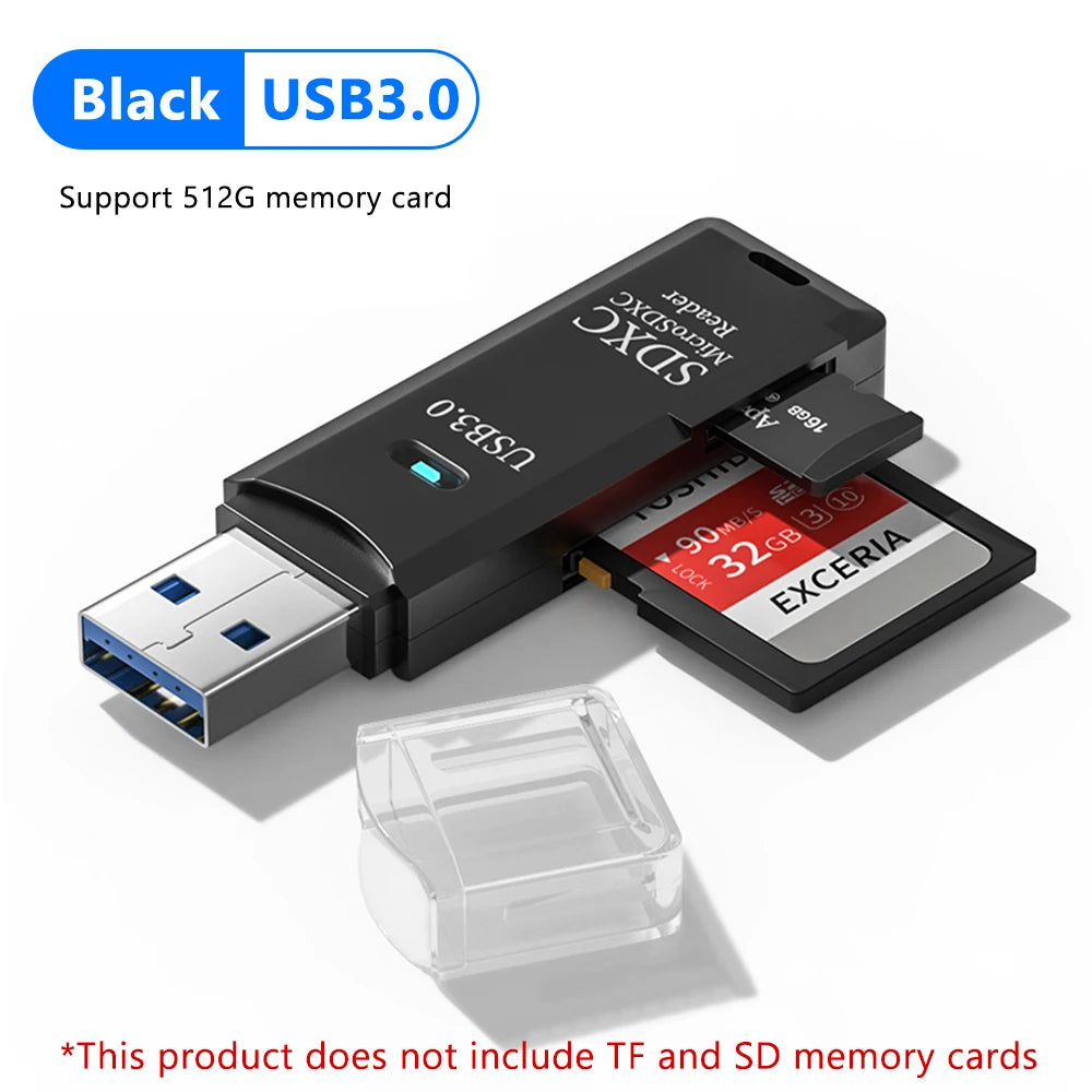 UltraSpeed USB 3.0 2-in-1 TF/SD Card Reader.