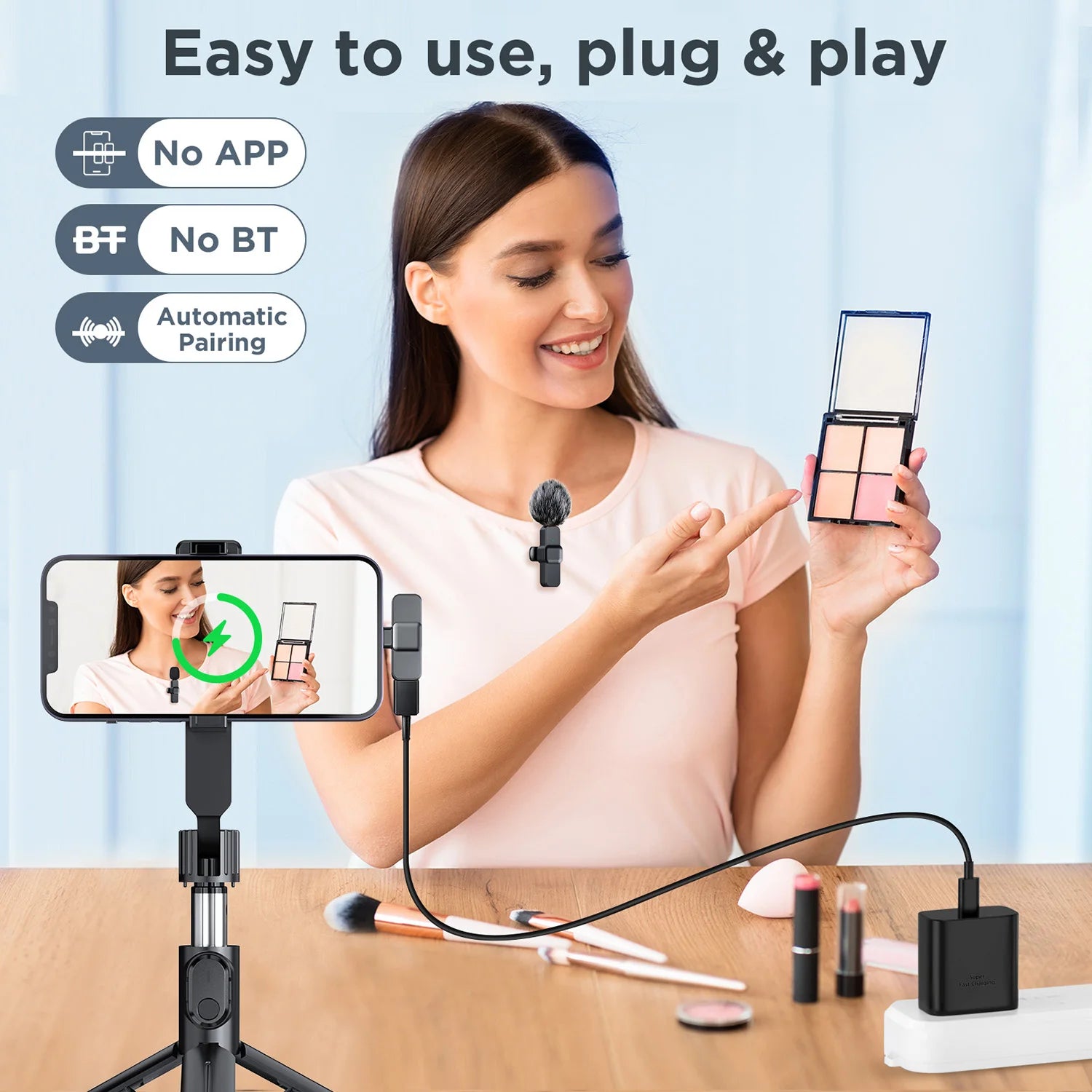 SNZIYAG K10 Clip Mic