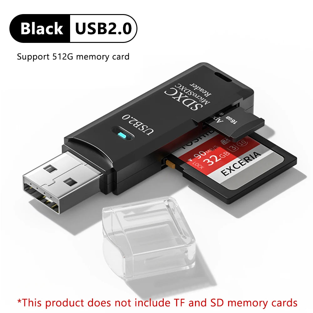 UltraSpeed USB 3.0 2-in-1 TF/SD Card Reader.