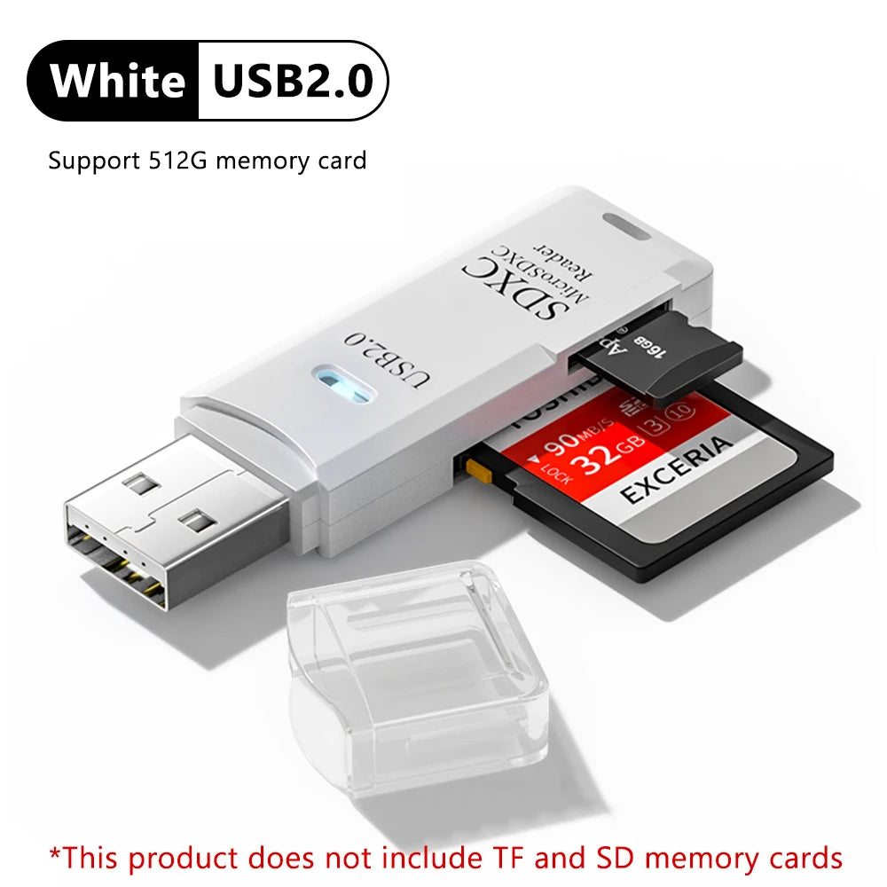 UltraSpeed USB 3.0 2-in-1 TF/SD Card Reader.