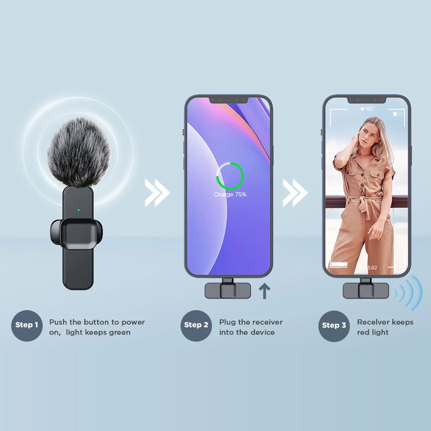 SNZIYAG K10 Clip Mic